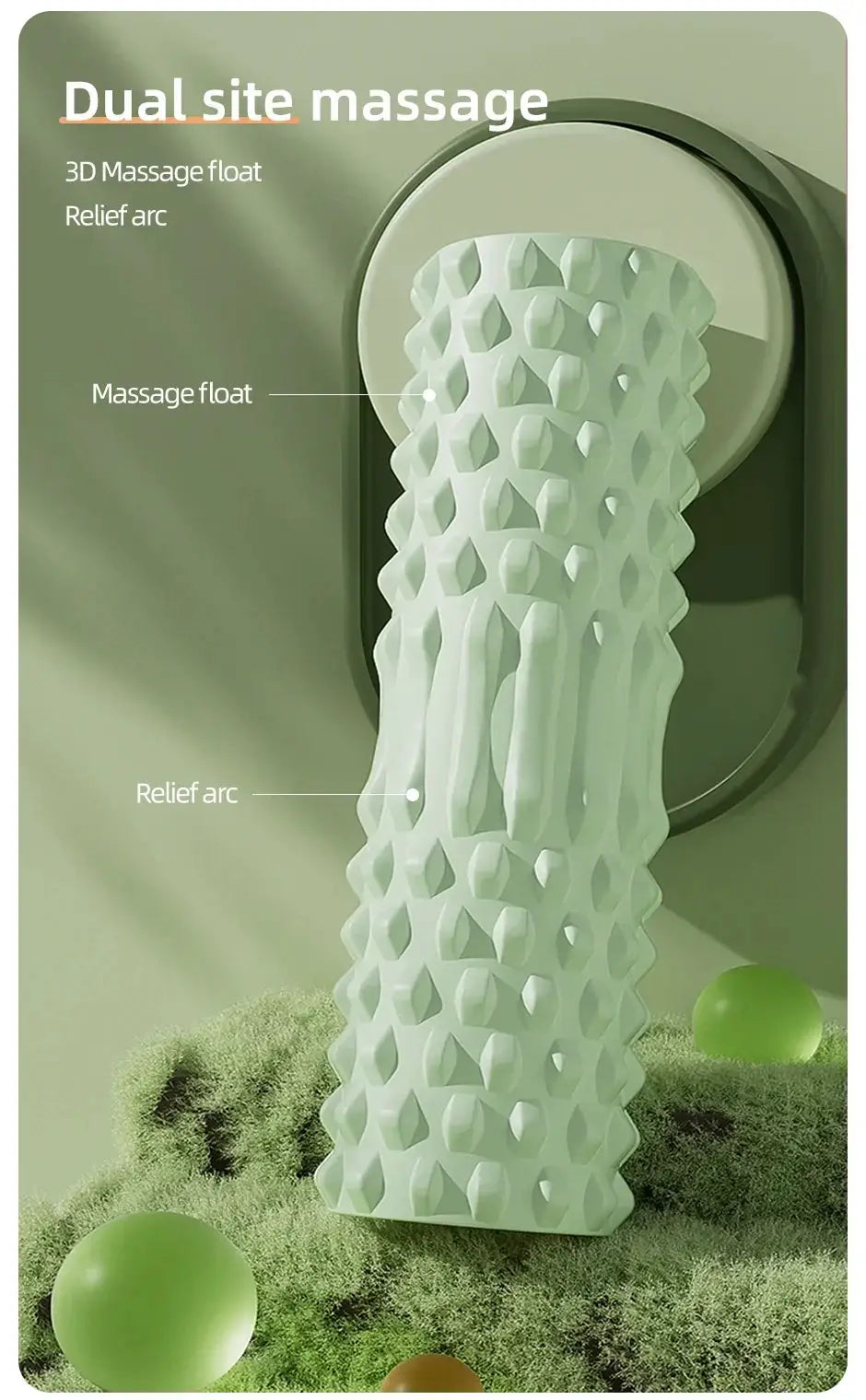Foam Roller For Deep Tissue Massage And Back Pain Relief