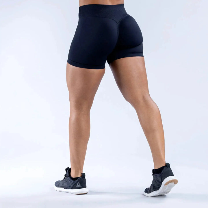 Womens Seamless Scrunch Butt Biker Shorts For Yoga Wear