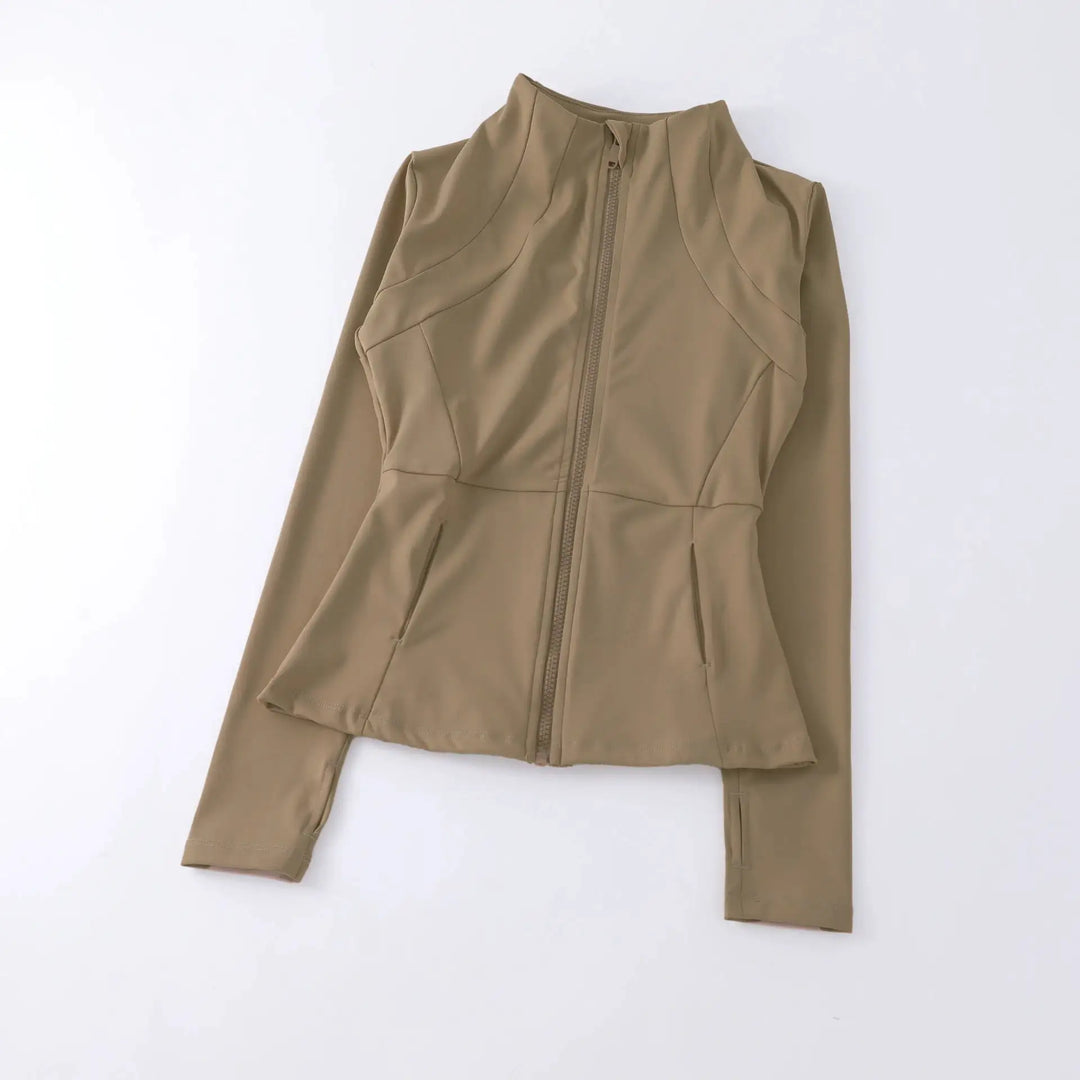 Yoga Clothes Windbreaker Sportswear Woman Running Long Sleeve Sweatshirt Sports Jackets Top Women Workout Tops Activewear