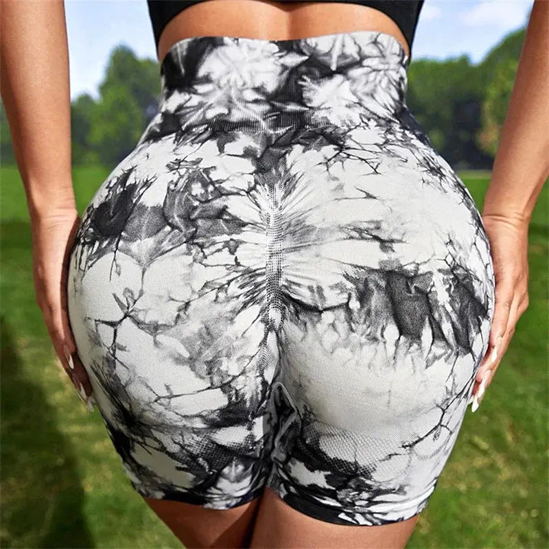 High Waisted Seamless Tie Dye Butt Lift Leggings For Women