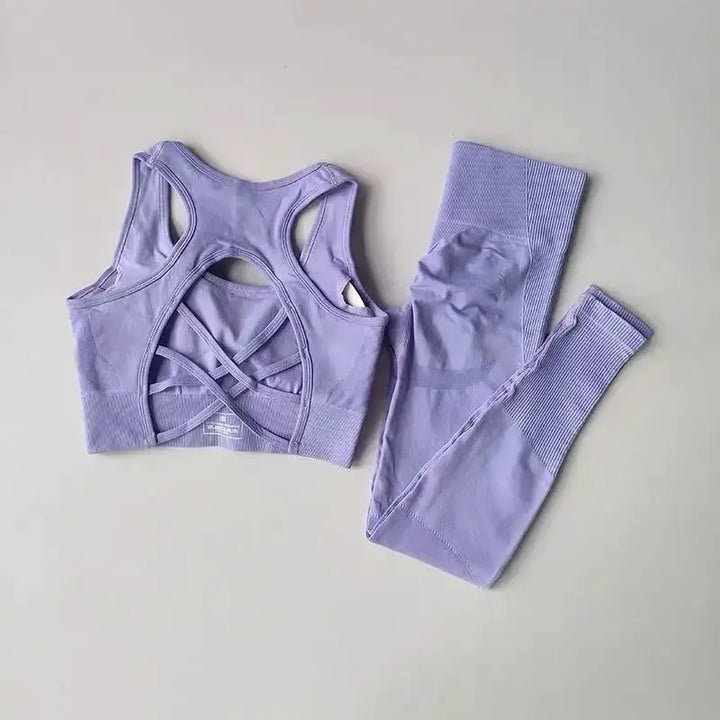2PCS Sports Bra Women&