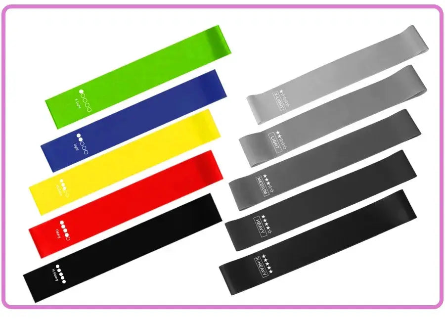 Versatile 5 Level Resistance Bands For Home Workouts Set