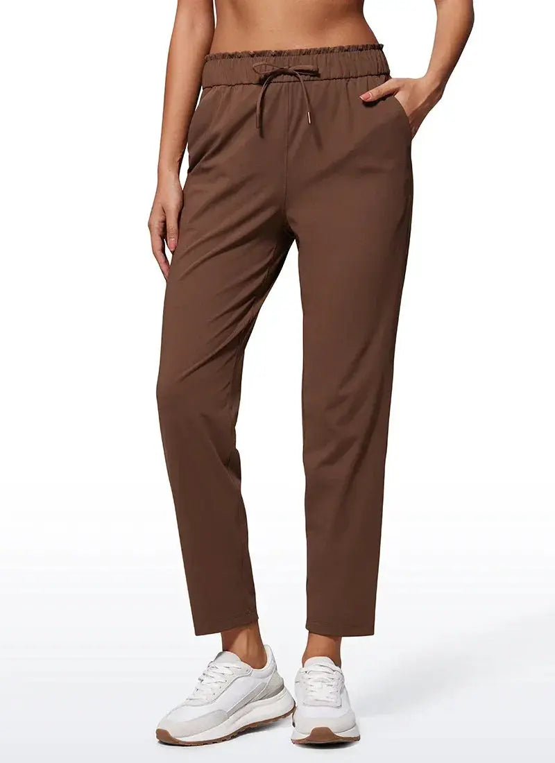 CRZ YOGA 4-Way Stretch Ankle Pants High Waisted Women