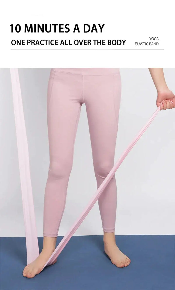 Home Fitness Resistance Bands For Yoga And Pilates