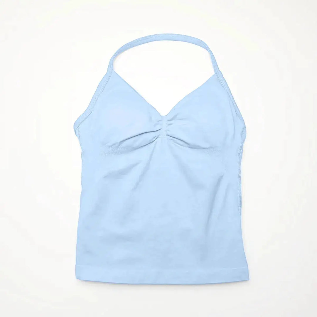 NCLAGEN Impact Longline Strappy Top Sports Yoga Vest Women&