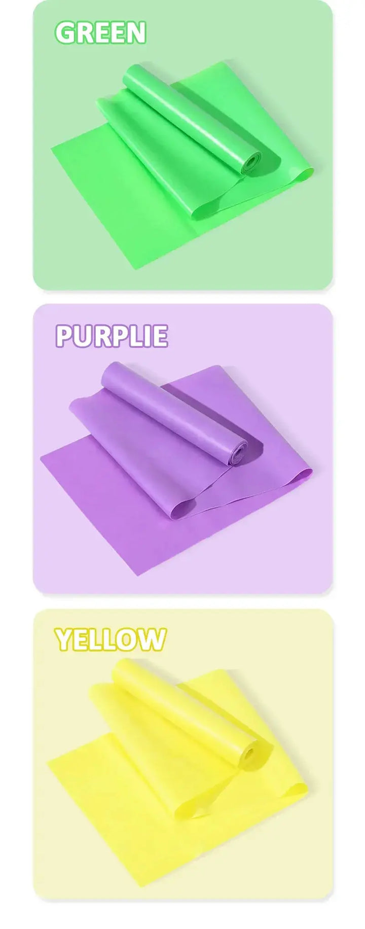Home Fitness Resistance Bands For Yoga And Pilates