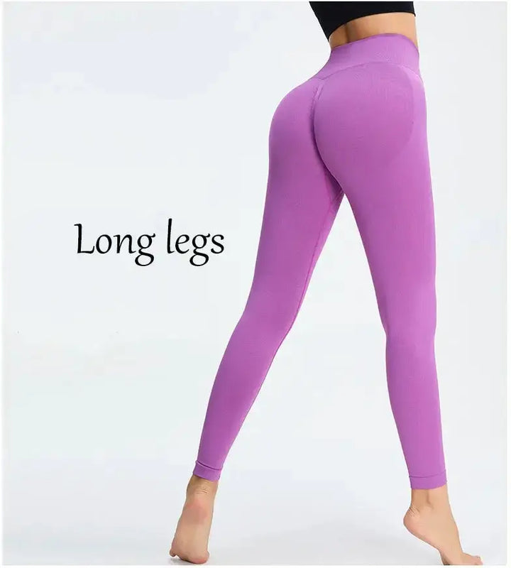 Nude Yoga Pants Women High Waist Seamless Hip Lifting