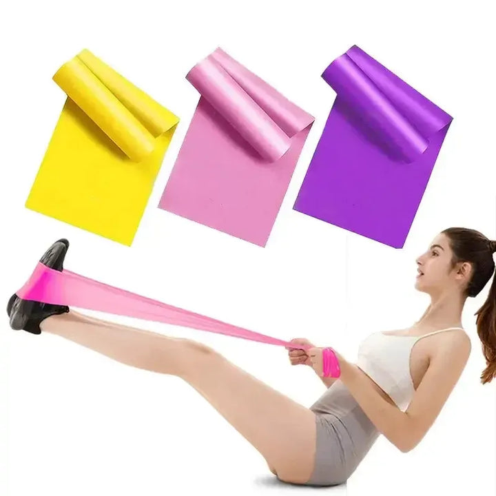 Yoga Pilates Resistance Band 150cm Durable Rubber Elite