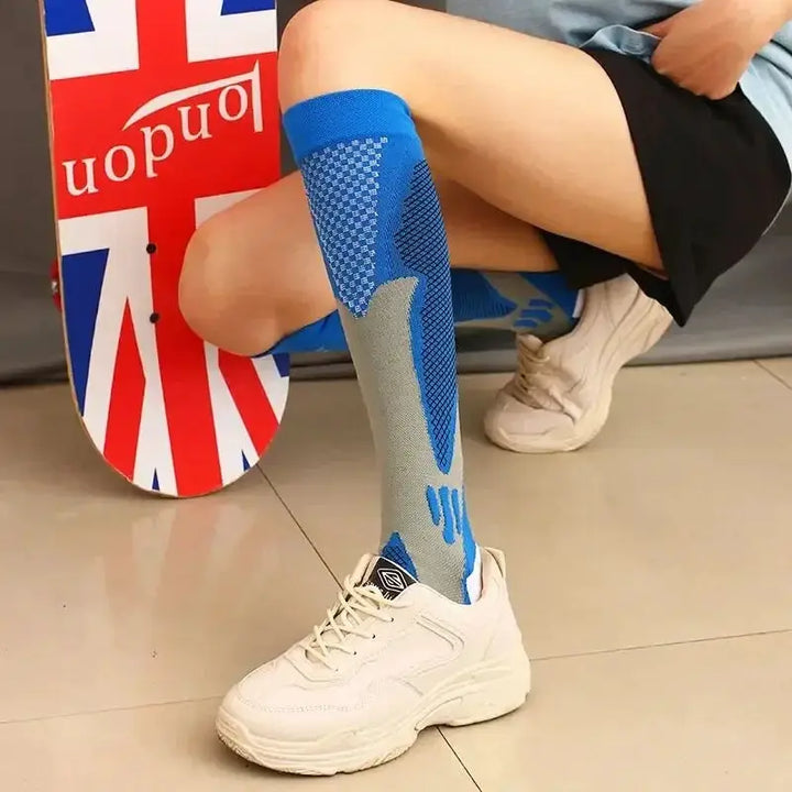High Performance Unisex Compression Socks for Sports Relief