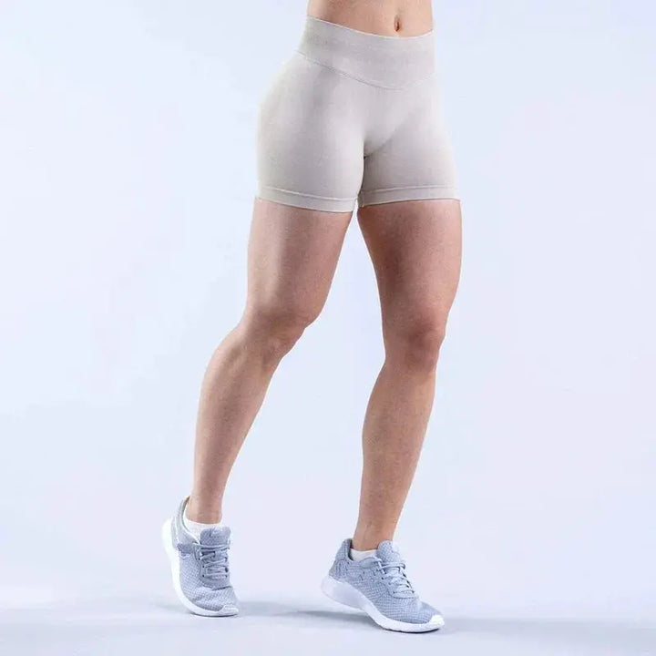 Womens Seamless Scrunch Butt Biker Shorts For Yoga Wear