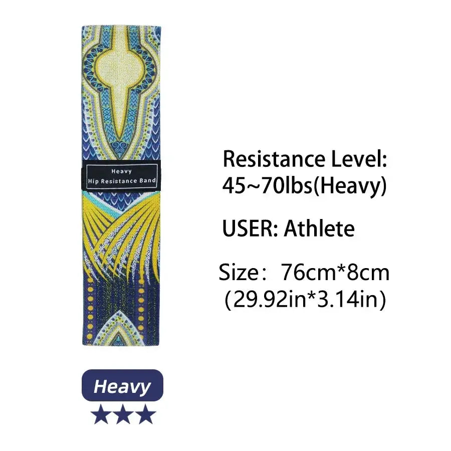 Non Slip Fabric Resistance Bands for Workout and Yoga