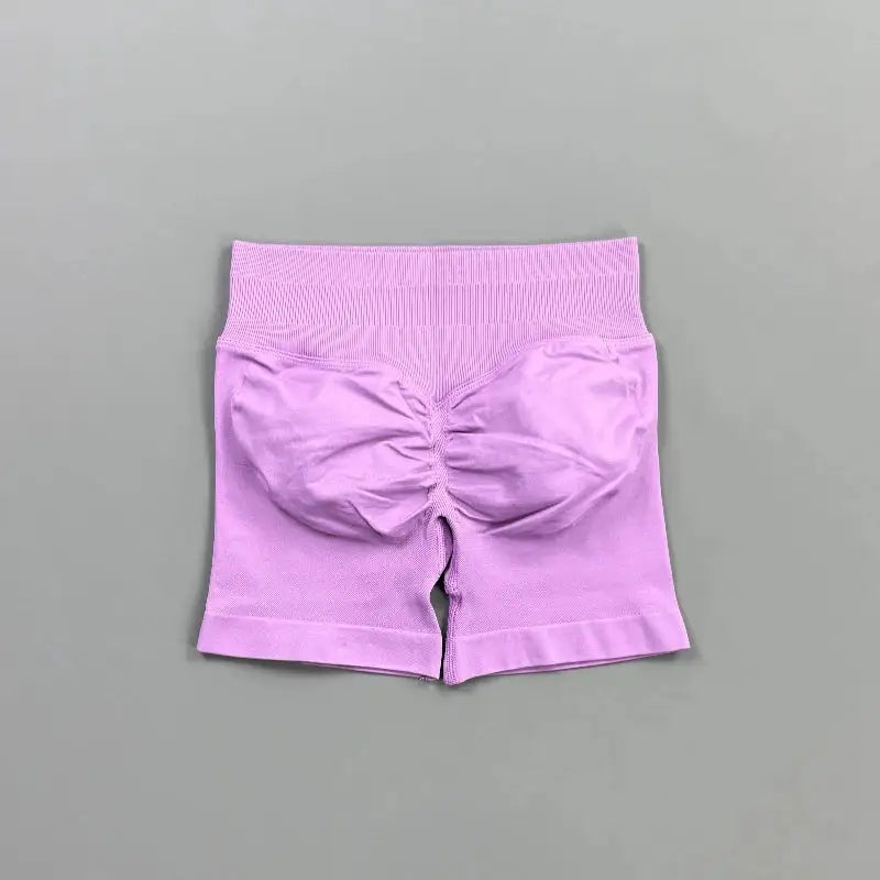 HISTELLO Impact Shorts 4.5" Women Fitness Sports Biker Shorts Low Waist Gym Short Workout Scrunch Butt Yoga Seamless Leggings