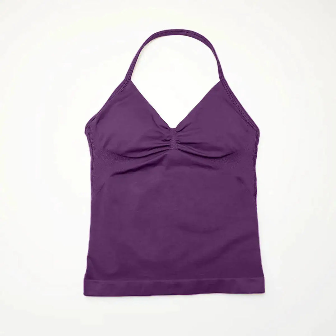 NCLAGEN Impact Longline Strappy Top Sports Yoga Vest Women&
