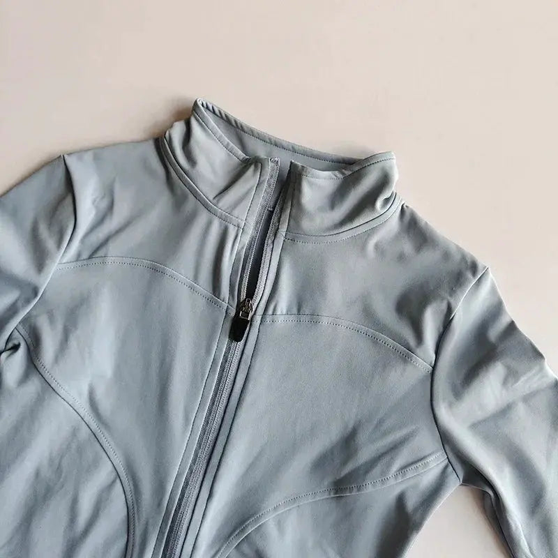Outdoor Sports Long Sleeve Women Slim Yoga Top For Active