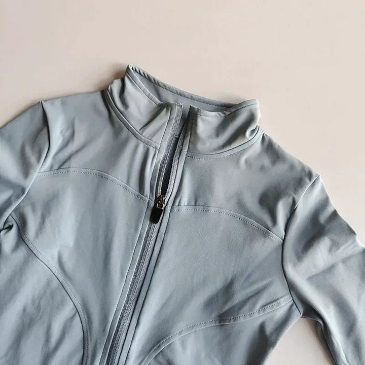 Outdoor Sports Long Sleeve Women Slim Yoga Top For Active