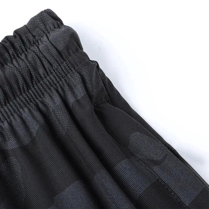 Plus Size Men Running Shorts Camouflage Breathable Gym Wear
