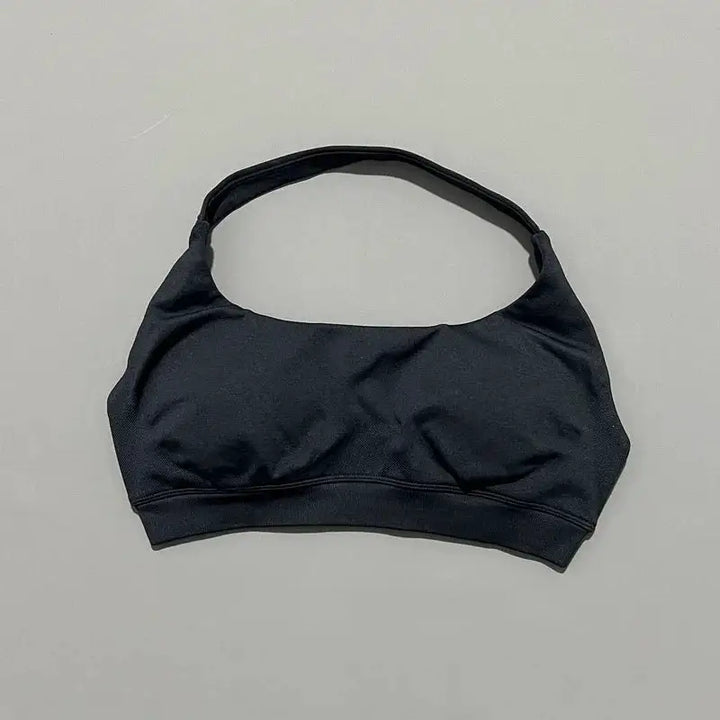 Sports Bra Women Seamless Yoga Halter Bra Top High Support Open Back Bra Fitness Push-up Activewear Workout Gym Underwear