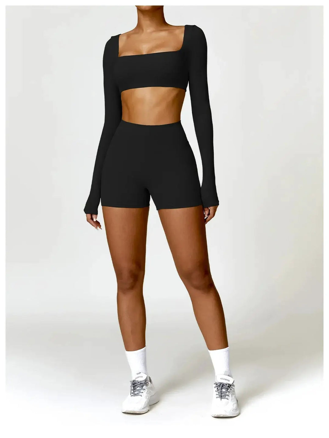 Women Yoga Sports Set Quick Dry 2 Piece Gym Outfit