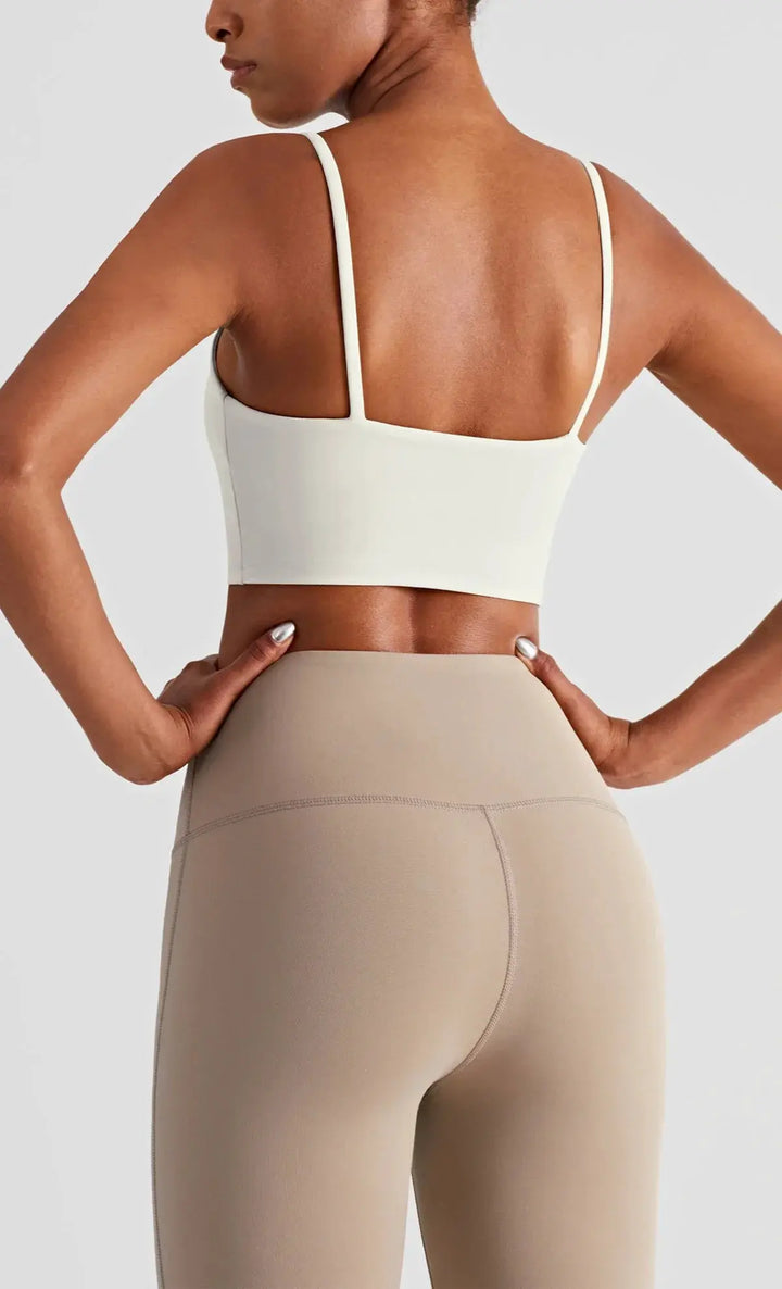 High Stretch Yoga Tank Tops With Suspenders For Women