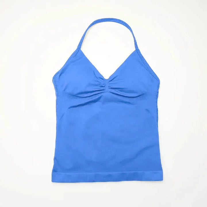 NCLAGEN Impact Longline Strappy Top Sports Yoga Vest Women&