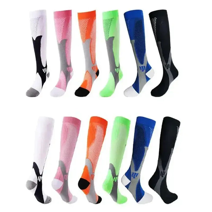 High Performance Unisex Compression Socks for Sports Relief