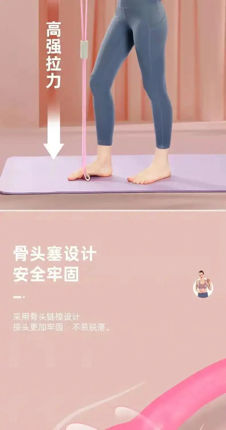Foam Handled Resistance Bands Set For Home Workouts