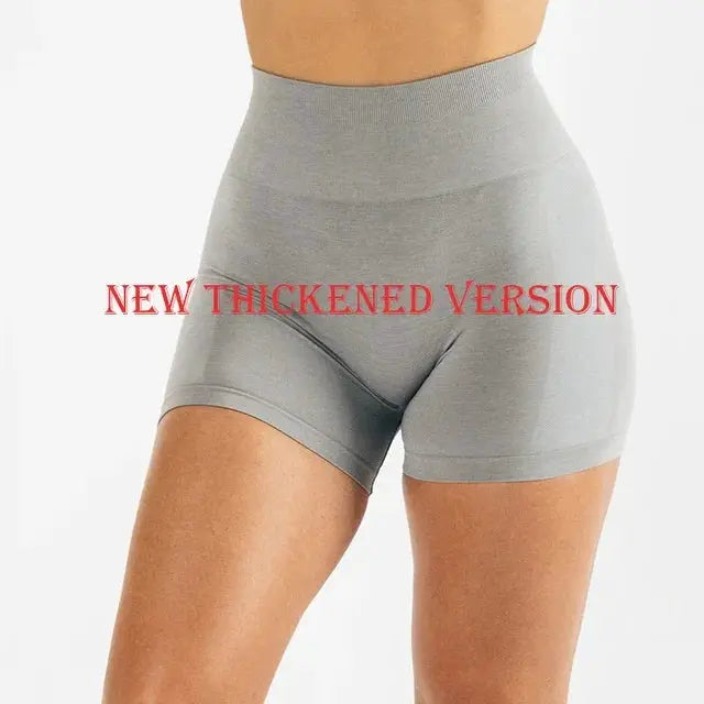 High Waist Scrunch Butt Seamless Yoga Shorts For Women
