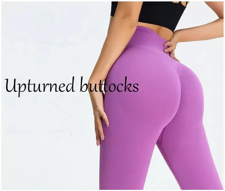 Nude Yoga Pants Women High Waist Seamless Hip Lifting