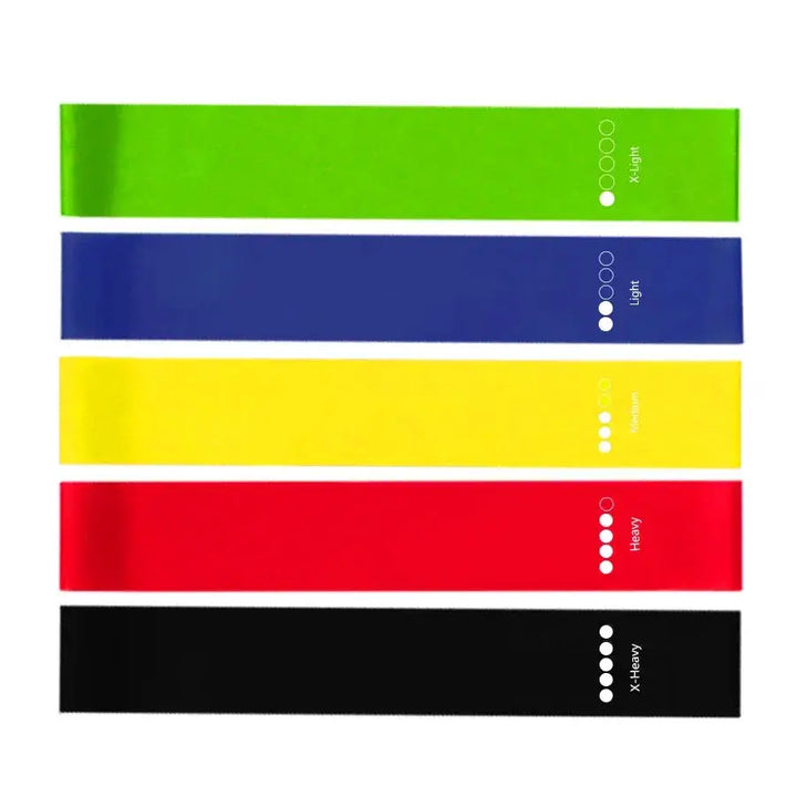 Versatile 5 Level Resistance Bands For Home Workouts