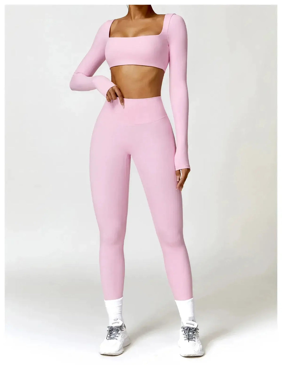 Women Yoga Sports Set Quick Dry 2 Piece Gym Outfit