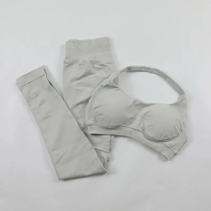 Seamless High Elastic Yoga Set Women 2 Piece Sportswear