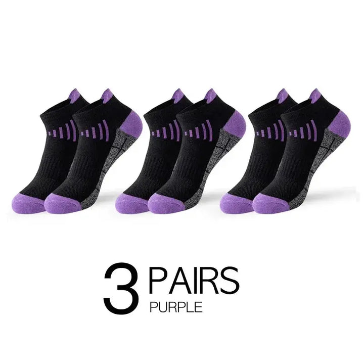 Unisex Organic Cotton Ankle Socks Breathable Sports Casual