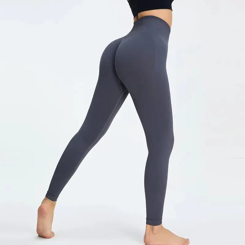 Nude Yoga Pants Women High Waist Seamless Hip Lifting