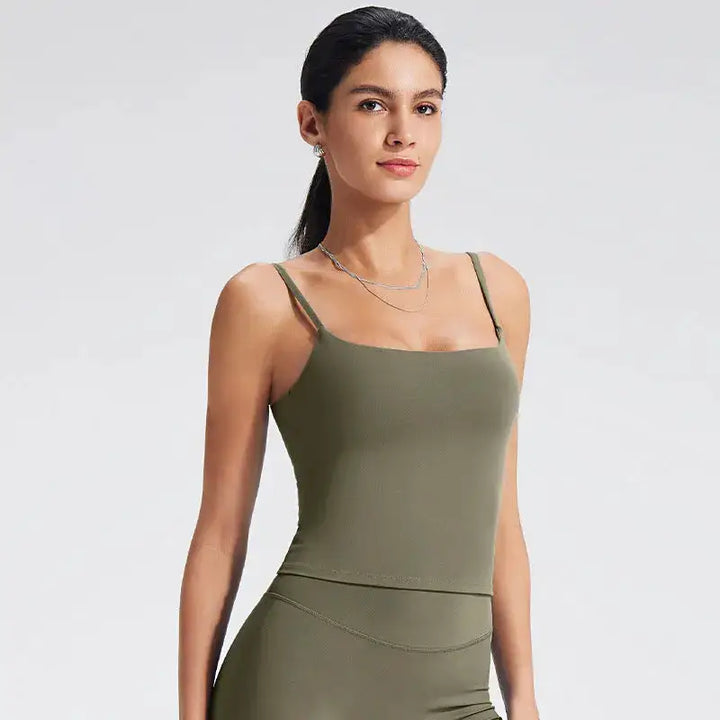 NCLAGEN GYM Tank Top With Built-In Bra Women&
