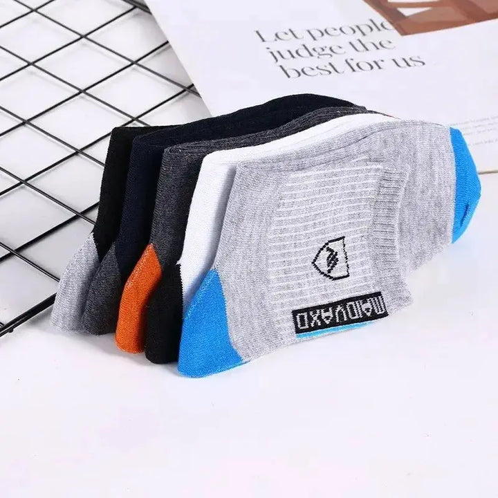 Lightweight Breathable Sports Socks 5 Pairs For Comfort