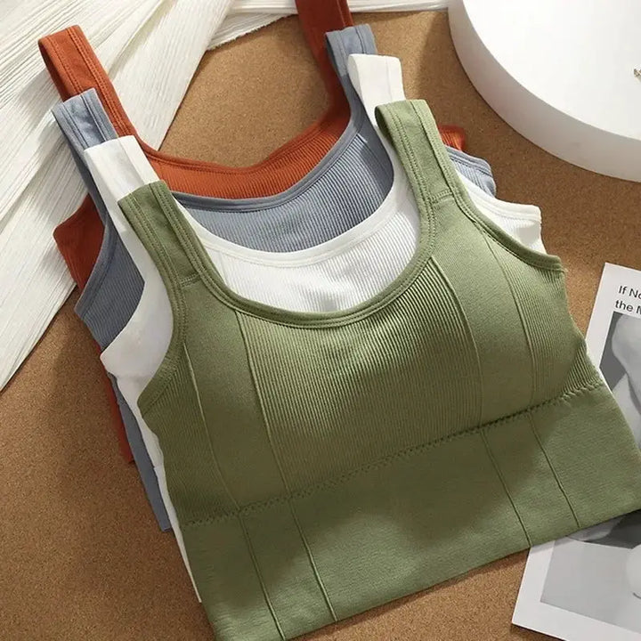 Seamless Shockproof Yoga Bra For Women Breathable Crop Top - OurLum.com