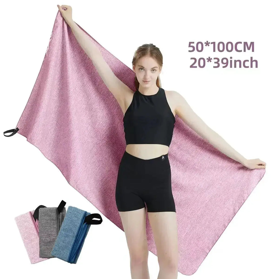 Quick Drying Silver Ion Microfiber Gym Towel Essential