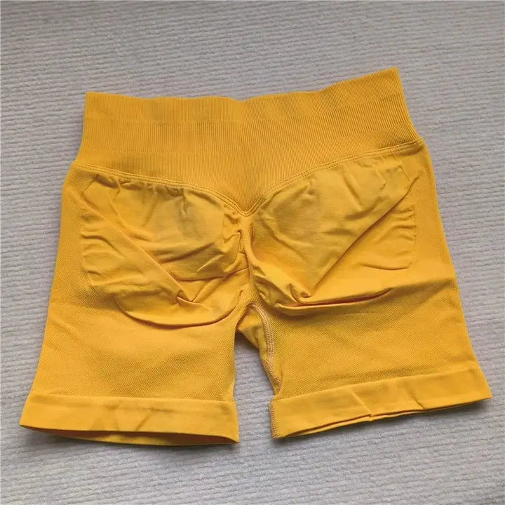 Womens Seamless Scrunch Butt Biker Shorts For Yoga Wear