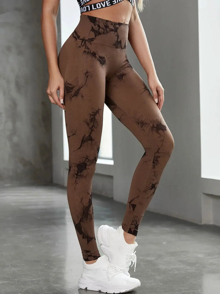Tie Dye High Waist Seamless Leggings For Women Yoga 2023