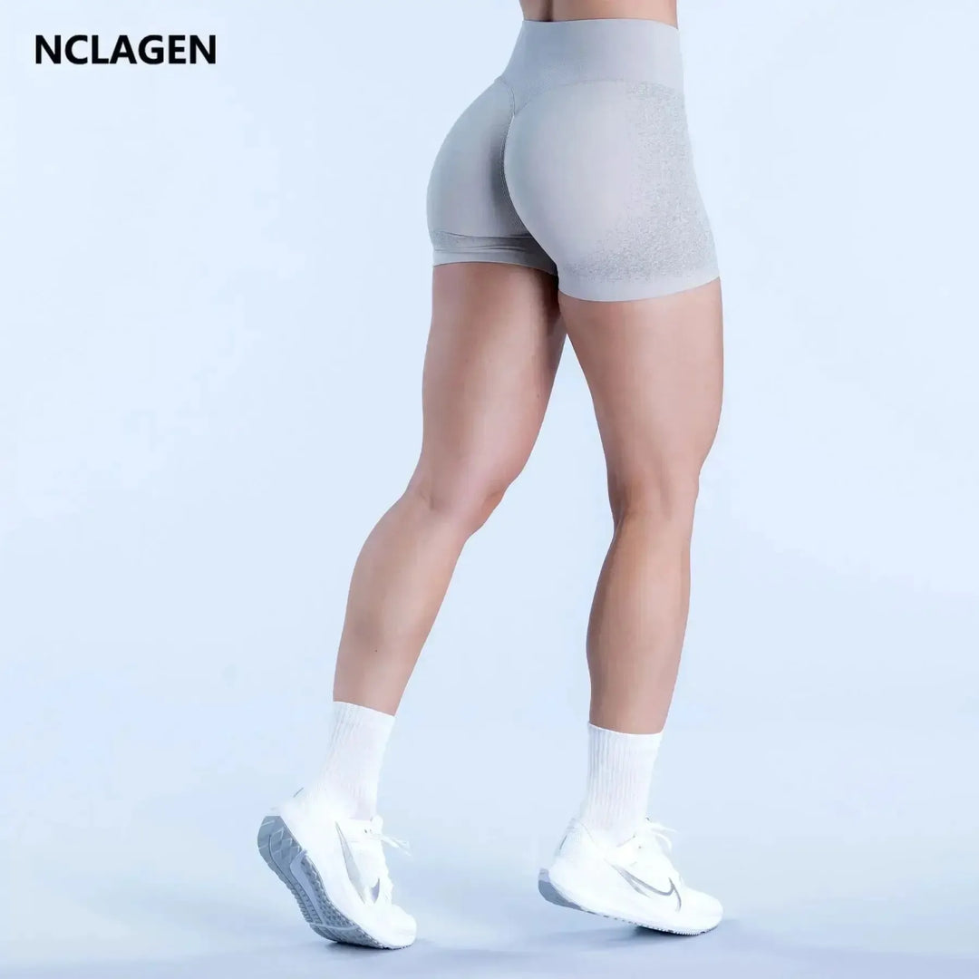 Scrunch Bum Shorts NCLAGEN Women 4.5in Quick Dry Activewear