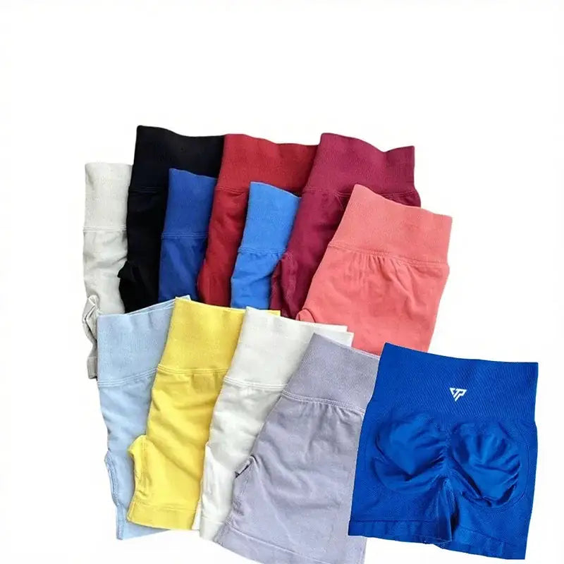 Keep That Pump Yoga Shorts Gym Shorts Recoil Scrunch Shorts Womem Seamless Silicone Printed High Quality Fitness Sport Shorts