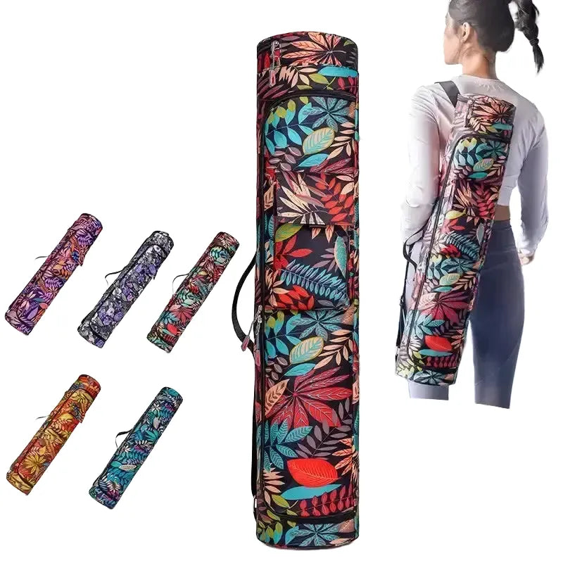 Yoga Bag Yoga Mat Bag Printed For Men Women Sports Backpack