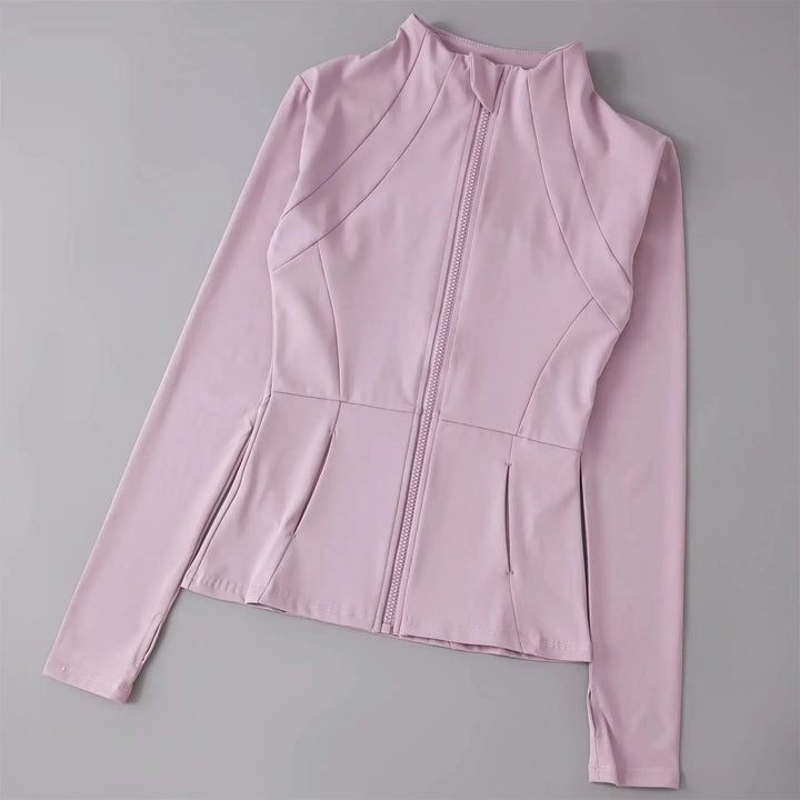 Yoga Clothes Windbreaker Sportswear Woman Running Long Sleeve Sweatshirt Sports Jackets Top Women Workout Tops Activewear