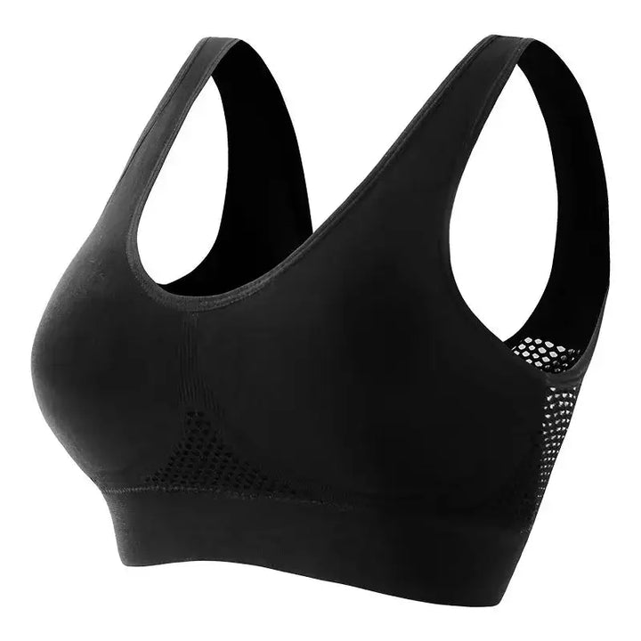 Beautiful Back Sports Bra Shockproof Running Fitness Anti-sagging Upper Collection Soft Support High-strength Women&