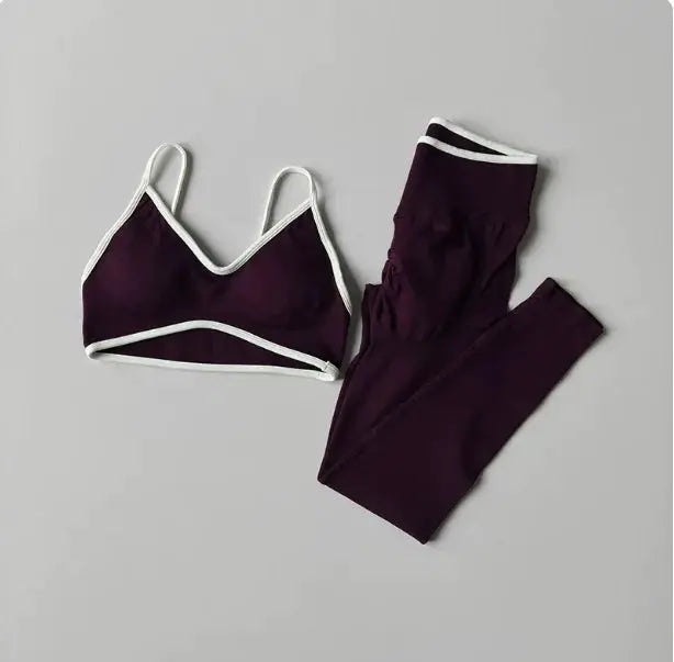 Seamless 2PCS Legging Sets Women&