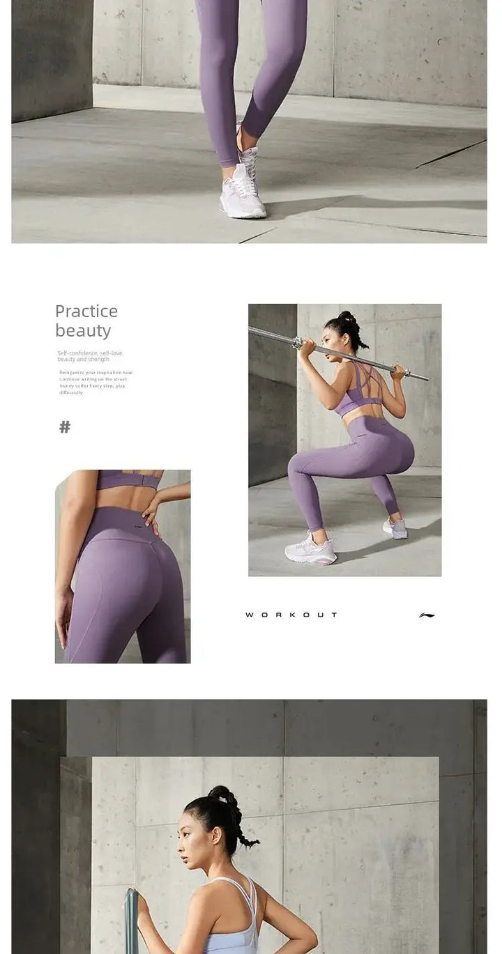 Li Ning Authentic Fitness Series Yoga Pants for Women