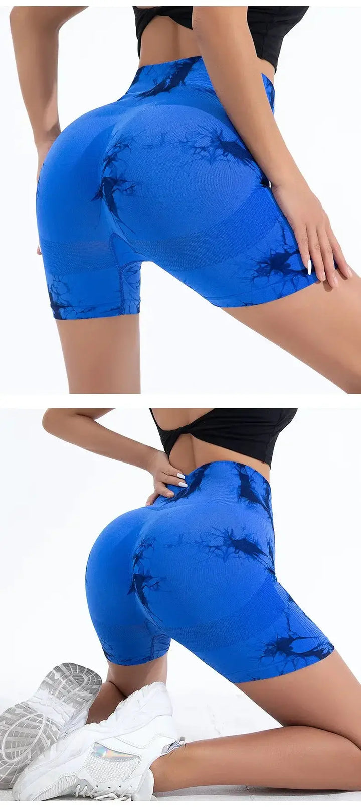 High Waisted Seamless Tie Dye Butt Lift Leggings For Women