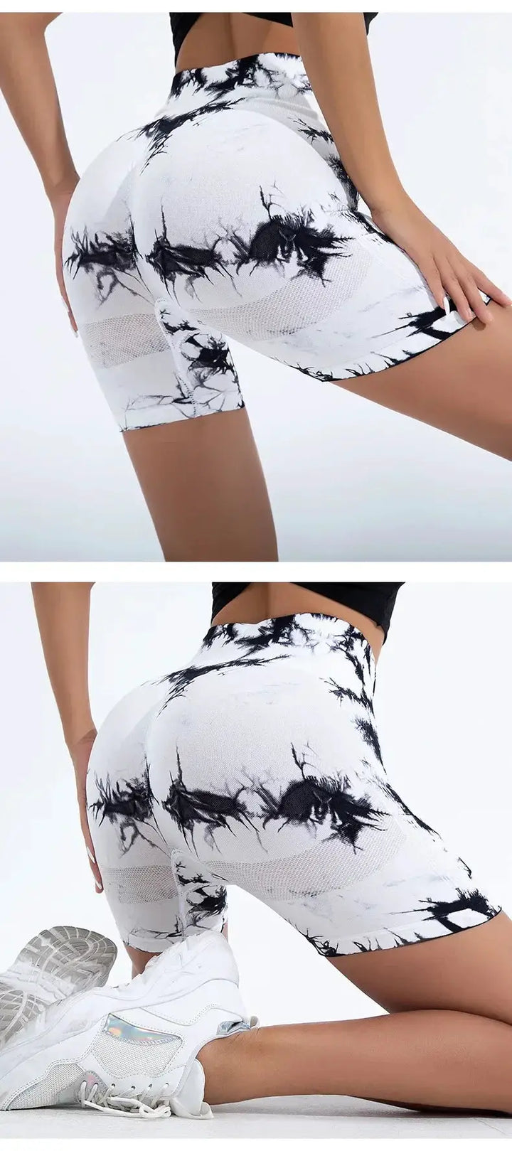 High Waisted Seamless Tie Dye Butt Lift Leggings For Women