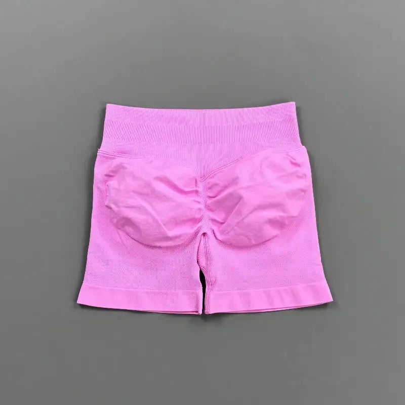 HISTELLO Impact Shorts 4.5" Women Fitness Sports Biker Shorts Low Waist Gym Short Workout Scrunch Butt Yoga Seamless Leggings
