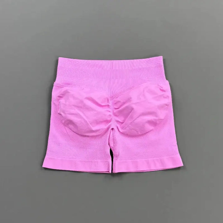 HISTELLO Impact Shorts 4.5" Women Fitness Sports Biker Shorts Low Waist Gym Short Workout Scrunch Butt Yoga Seamless Leggings
